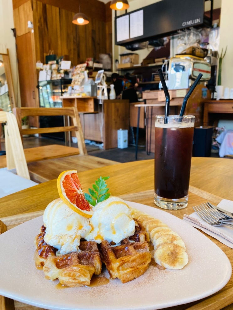  [분당 서현카페] 오느린 : 크로플 맛집 율동공원 브런치 카페