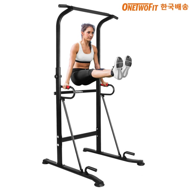 리뷰가 좋은 OneTwoFit 치닝디핑 턱걸이 기구 전신운동기구 스트레칭바 가정용철봉, 블랙 추천합니다