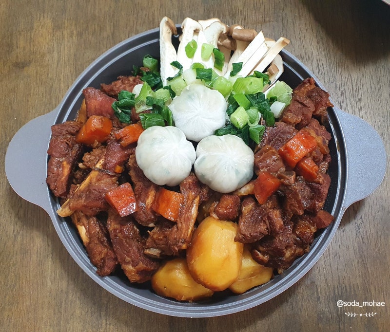 백설 돼지갈비 양념장으로 돼지 등갈비찜 만들기, 추석 명절 음식 손쉽게 준비하기