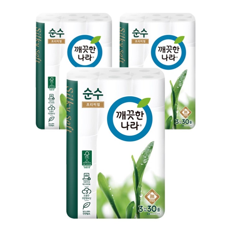 최근 인기있는 깨끗한나라 3겹 데코 순수 프리미엄 천연펄프 롤화장지 30m, 3개, 30롤 추천합니다 최근 인기있는 깨끗한나라 3겹 데코 순수 프리미엄 천연펄프 롤화장지 30m, 3개, 30롤 추천합니다