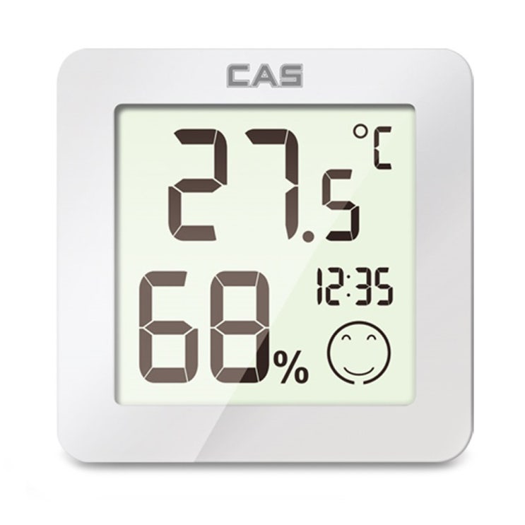 인지도 있는 카스 디지털 온습도계 T023, 화이트 ···