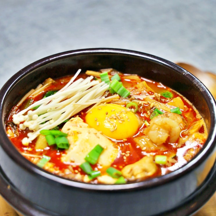  순두부찌개 끓이는법 칼칼한 순두부찌개 레시피