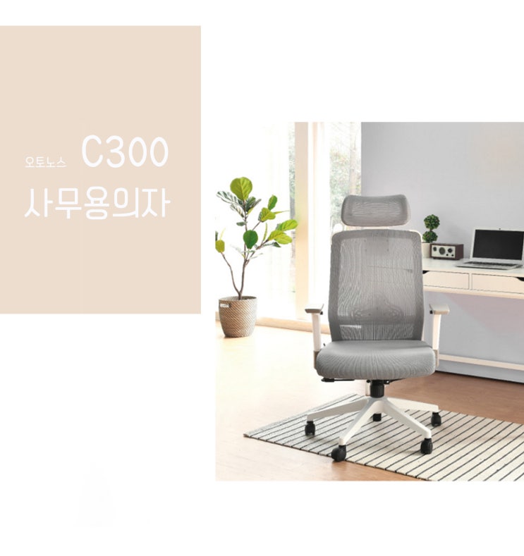  사무용의자 허리 안 아픈 오토노스 C300+ 메쉬의자