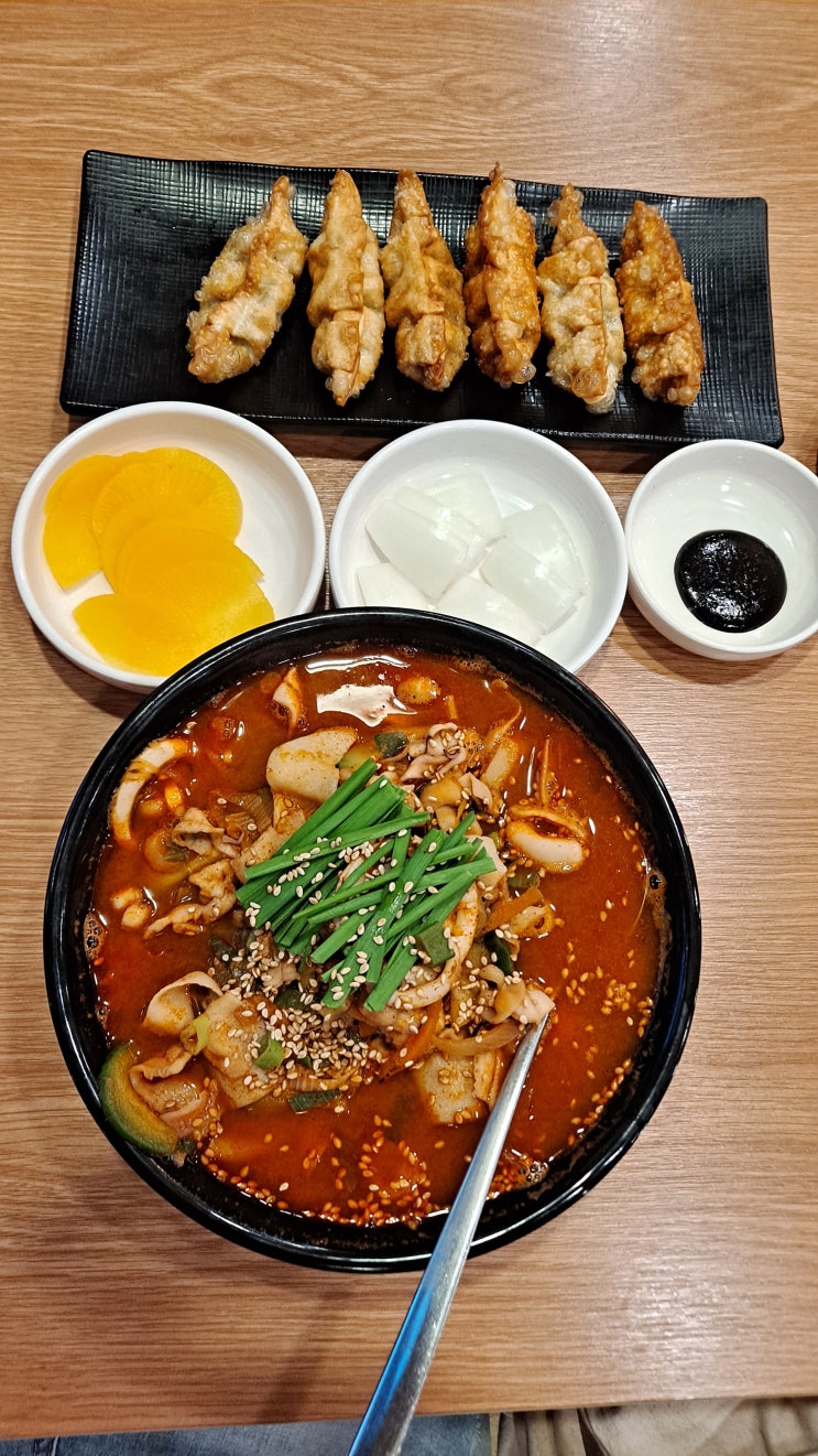 광양 중마동 맛집 교동짬뽕 짬뽕 군만두
