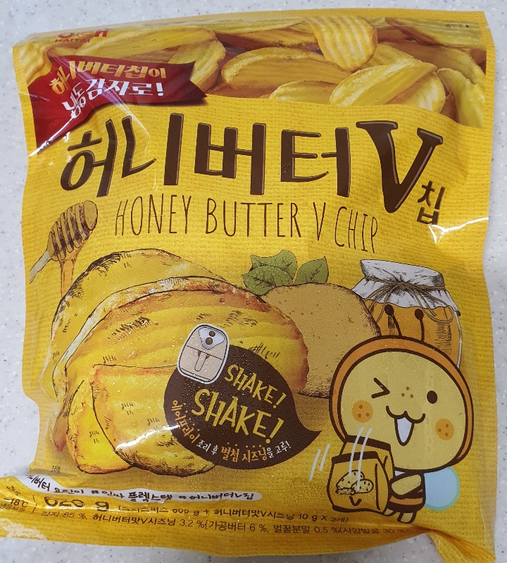  허니버터V칩 먹었다