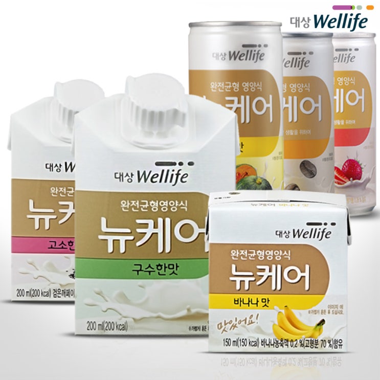 잘팔리는 대상웰라이프 뉴케어 인기6종세트 영양식 건강음료, 6개, 제품별 ··· 잘팔리는 대상웰라이프 뉴케어 인기6종세트 영양식 건강음료, 6개, 제품별 ···