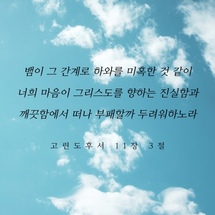  내 논리입니까, 성령의 감동입니까?