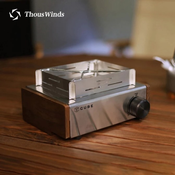 후기가 좋은 Thous Winds KOVEA 큐브 캠핑 가스 버너 스테인레스스틸 바람막이, 1개 추천합니다