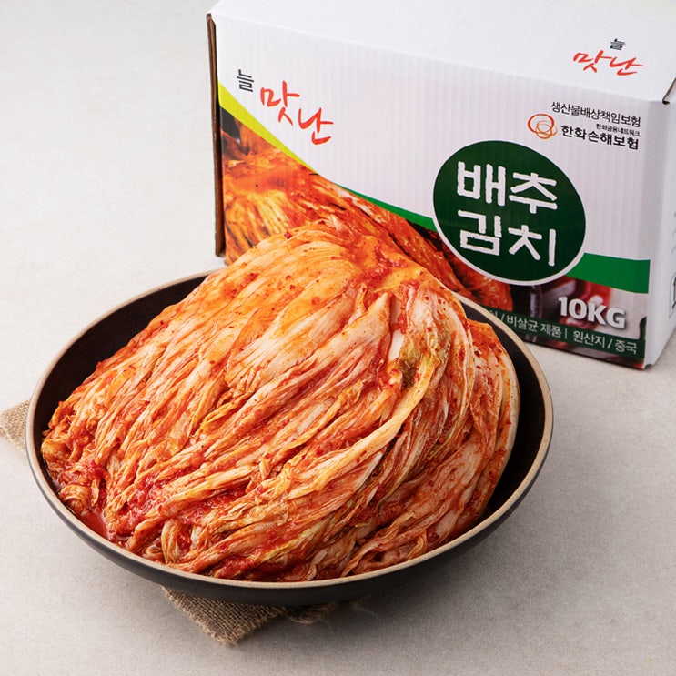 구매평 좋은 늘 맛난 배추김치, 10kg, 1박스 좋아요 구매평 좋은 늘 맛난 배추김치, 10kg, 1박스 좋아요