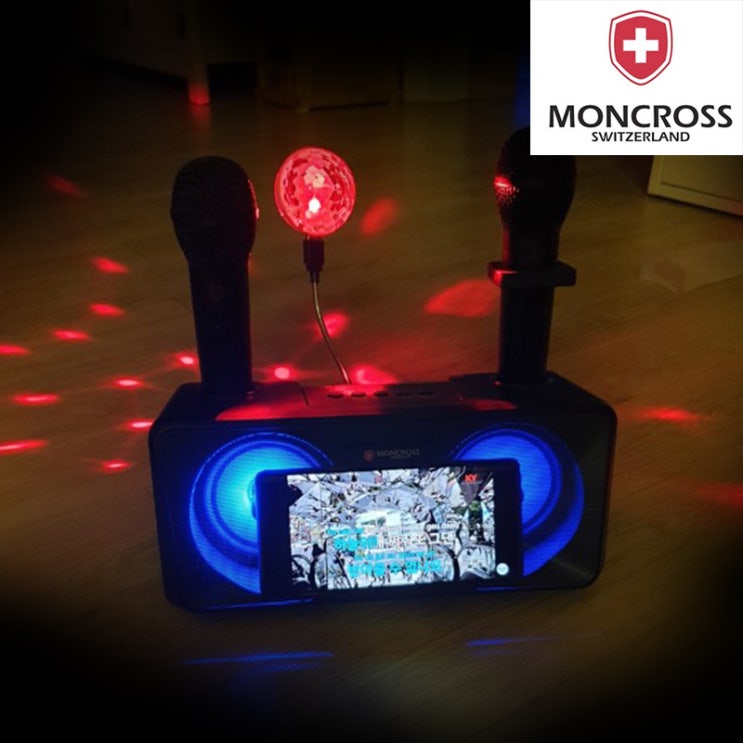 의외로 인기있는 몽크로스 MSDM-K1010 무선 블루투스 듀엣 마이크 2개 + 미러볼세트 ··· 의외로 인기있는 몽크로스 MSDM-K1010 무선 블루투스 듀엣 마이크 2개 + 미러볼세트 ···