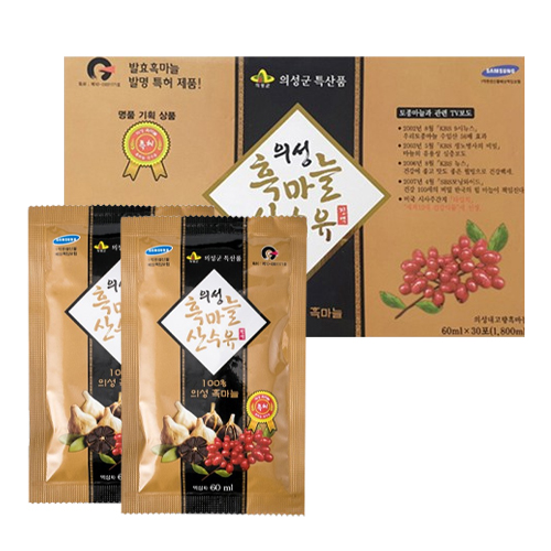 가성비 뛰어난 자연공유 의성 발효 흑마늘 산수유 진액 즙 세트, 60ml, 30개 추천합니다 가성비 뛰어난 자연공유 의성 발효 흑마늘 산수유 진액 즙 세트, 60ml, 30개 추천합니다