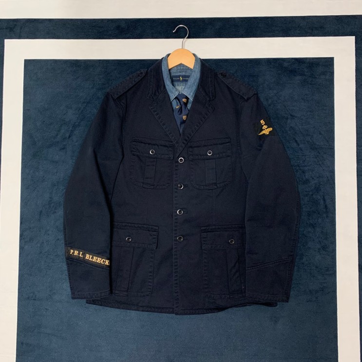Polo Ralph Lauren Naval Military Epaulet Jacket / L
