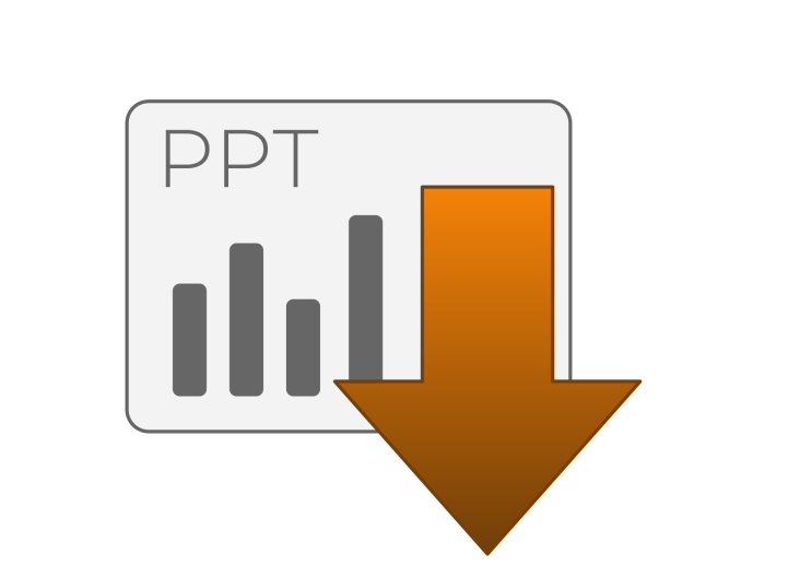  PPT 템플릿, 차트, 다이어그램, 아이콘 사용