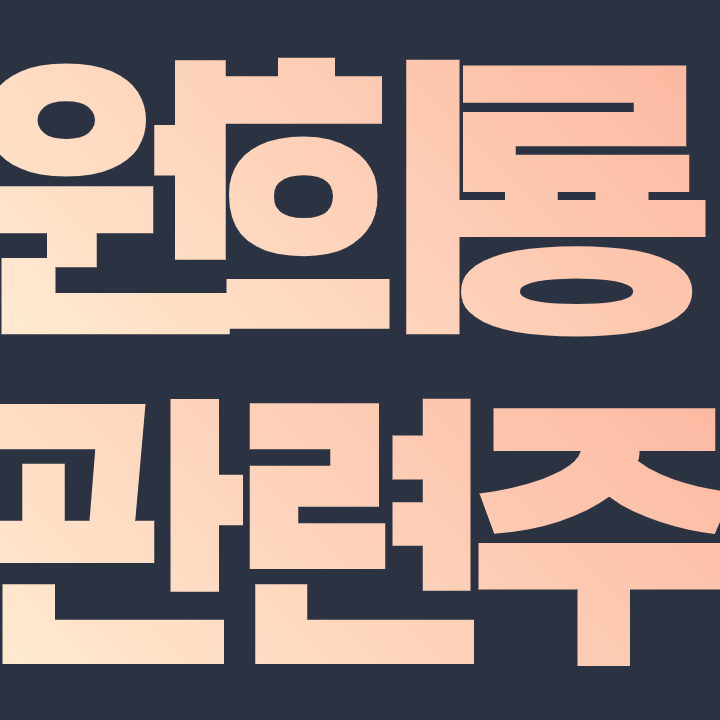  원희룡 관련주 핵심 종목 정리 알아보자