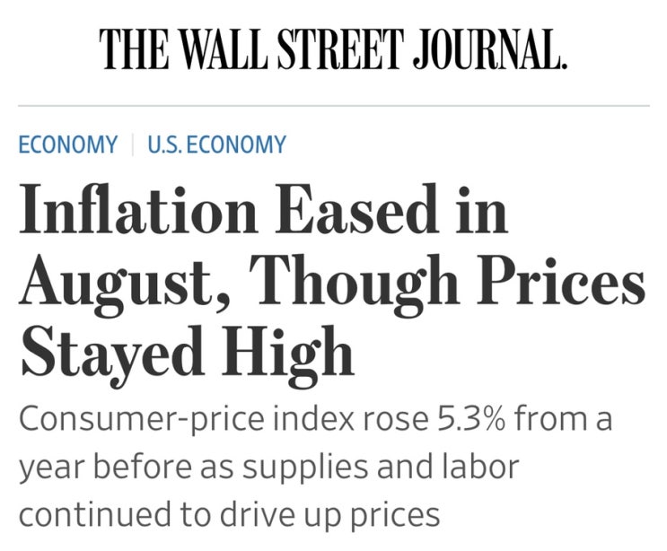 Inflation Eased in August, Though Prices Stayed High