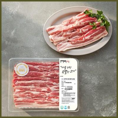  모아미트 보리먹인 암퇘지 삼겹살 구이용 (냉장) 실구매 정보 꼭 확인하세요 