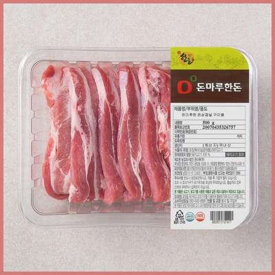  돈마루 한돈 삼겹살 구이용 (냉장) 꿀정보 
