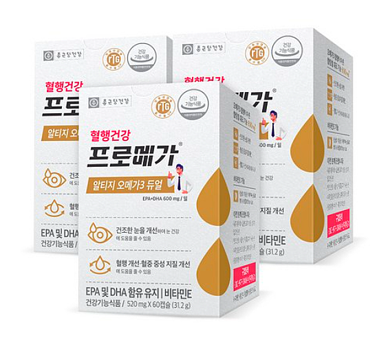  종근당 프로메가 알티지 오메가3 듀얼/장용성 캡슐