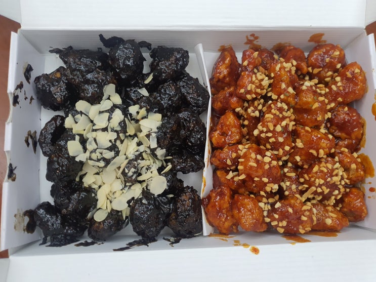  [내돈내산] 블랙 닭강정이 독특한 속초 예스 닭강정