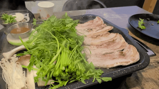  (파주)청이네청도미나리삼겹/심학산맛집!!