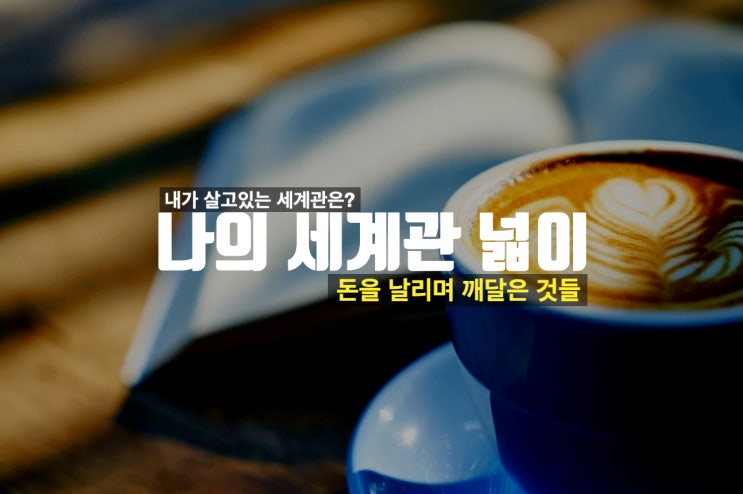  잘 모르고 구매하면 돈을 날립니다. 세계관이 좁으면 안 되는 이유