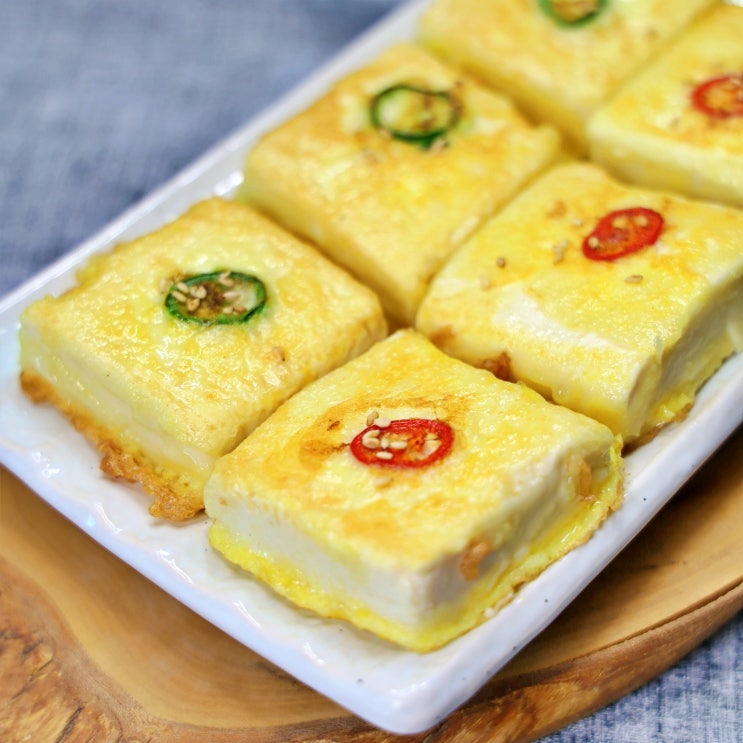  두부요리 두부부침 양념장까지 맛있는 두부전