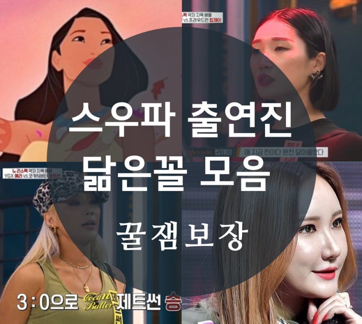  스우파 보다가 갑자기 삘 받아서 적는 스트릿우먼파이터 출연진 닮은꼴 + TMI + 과거 탈탈 털업!1탄