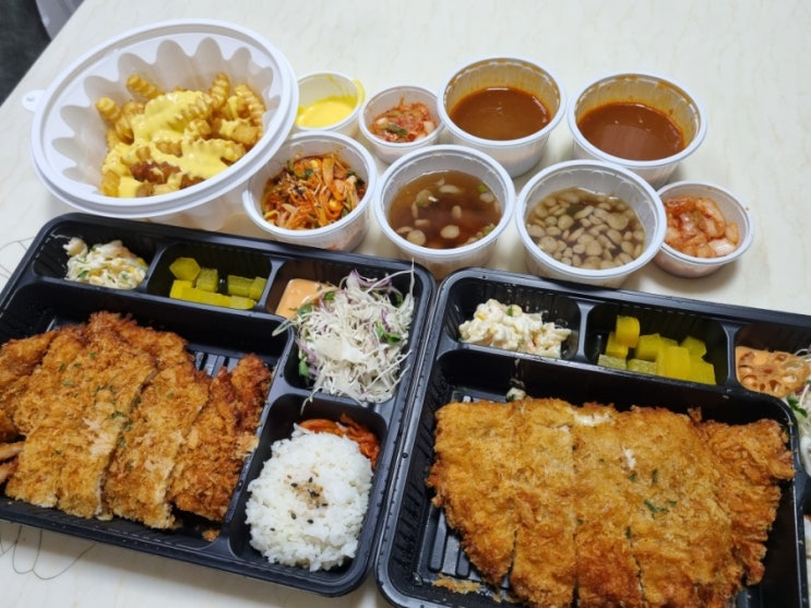  [천안 돈까스] 불당동 가성비 좋은 돈까스맛집 "무공돈까스"천안신불당점 포장후기