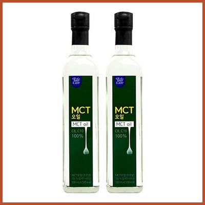  라이프케어 MCT 오일 500ml X 2병 저탄고지/케톤 베스트 아이템 