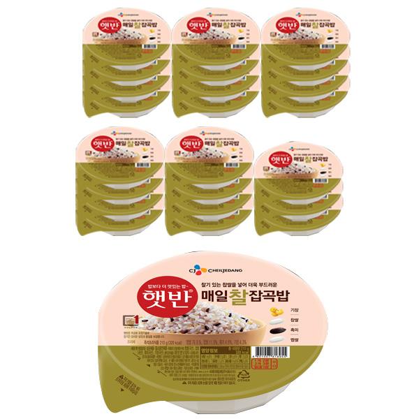인기있는 햇반 매일 찰잡곡밥, 210g, 24개 추천합니다 인기있는 햇반 매일 찰잡곡밥, 210g, 24개 추천합니다