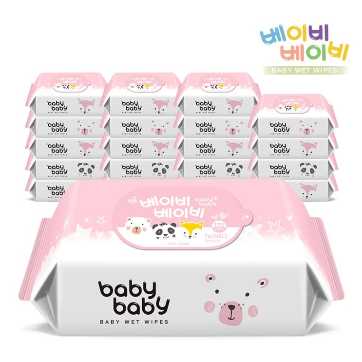 갓성비 좋은 베이비베이비 트윙클 120매 20팩 리필형 ··· 갓성비 좋은 베이비베이비 트윙클 120매 20팩 리필형 ···