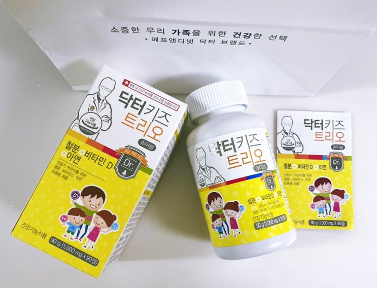  닥터키즈 트리오 츄어블 : 아이들 종합비타민