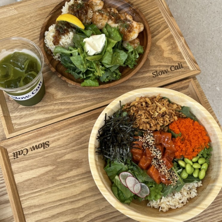  대전 둔산동 맛집 슬로우캘리 존맛포케.