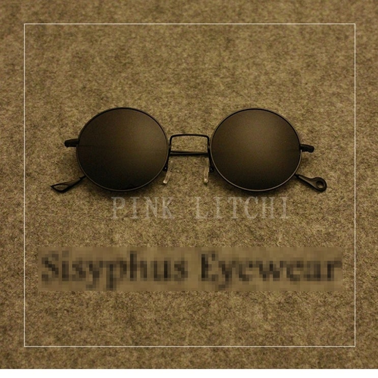 인지도 있는 마이쉬 Myshe 남녀공용 안경 패션 힙합 레옹 원형 선글라스 Dece26ZJ12327QL06+ 사은품 증정 ···