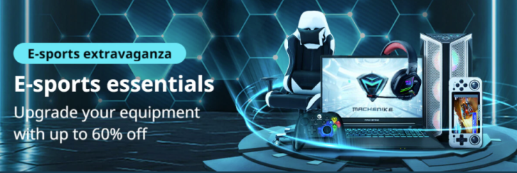  알리익스프레스 9월 프로모션코드 60% + $15할인 게이밍 관련 탬 ESPORTS