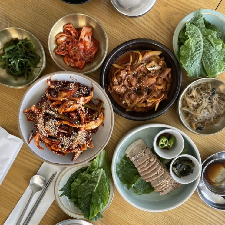  남산타워가 보이는 을지로4가 모던 한식 맛집 와인주막차차 을지로점