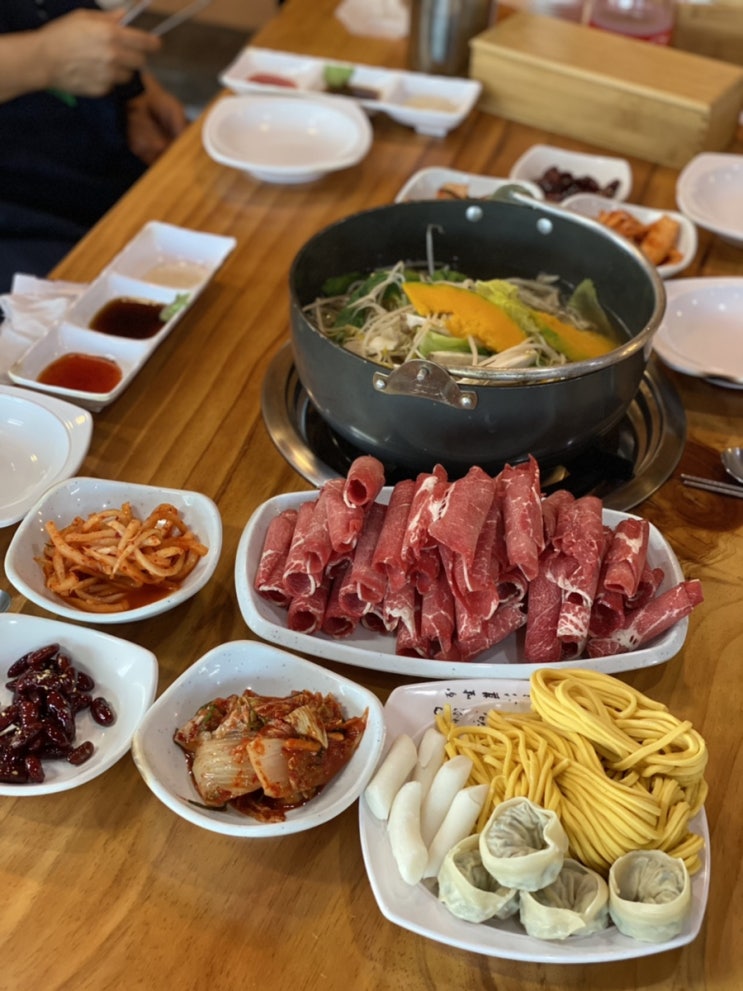  마장호수 맛집 소고기 샤브샤브 먹으러~!