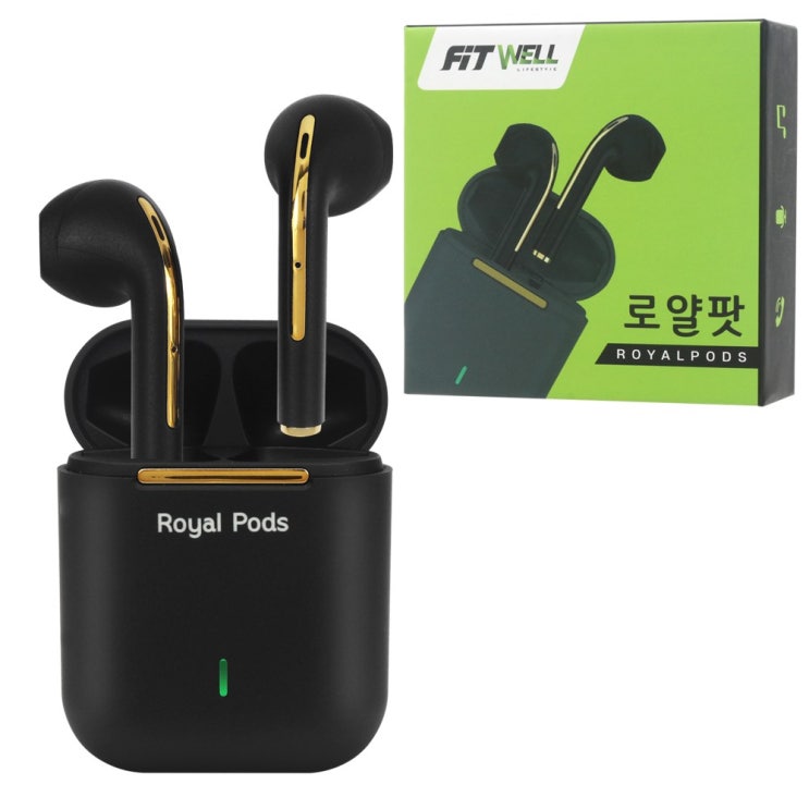 리뷰가 좋은 로얄팟 음질좋은 무선 블루투스 5.0 이어폰 블랙, 로얄팟 (블랙) ··· 리뷰가 좋은 로얄팟 음질좋은 무선 블루투스 5.0 이어폰 블랙, 로얄팟 (블랙) ···