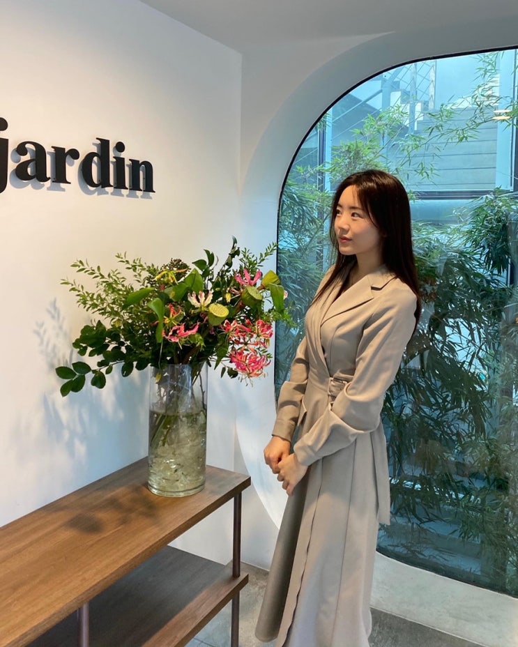  아쿠드 가을 트렌치 정장 원피스 인생룩~!