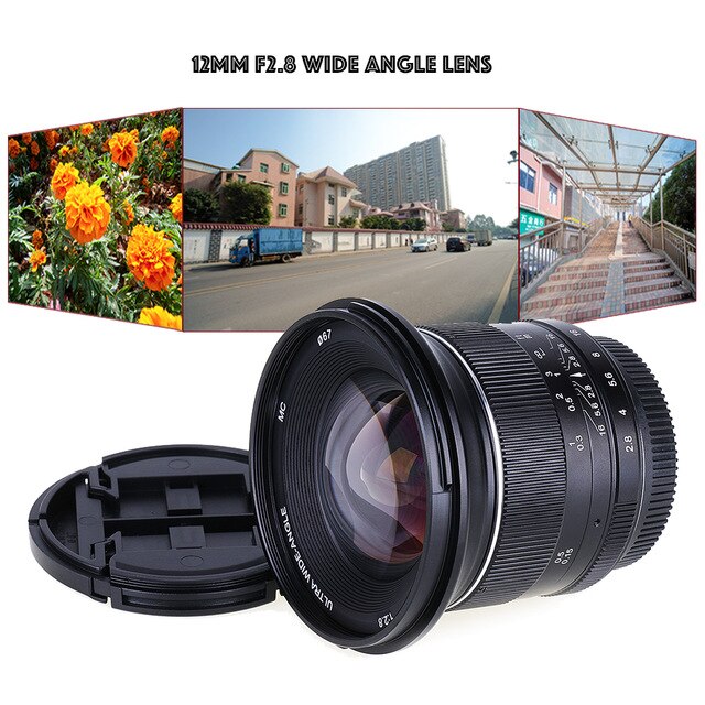 인지도 있는 [해외] 캐논 EF-M EOSM/M3/M5/M10 미러리스 카메라 용 12MM F/2.8 광각 수동 고정 렌즈, 후지 xf 추천해요