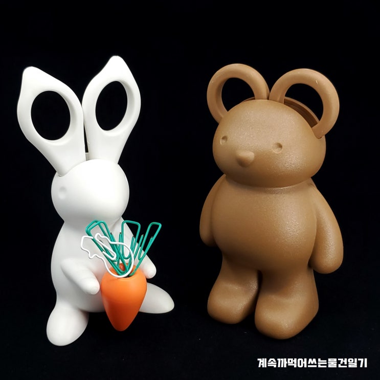  Qualy 퀄리 토끼 / 테디베어 가위 클립홀더