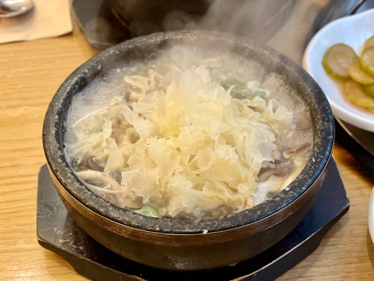  [서울 성동] 뚝섬역, 서울숲 그 사이 성수동에서 뜨끈한 버섯탕 한 끼,  :: '버섯집'