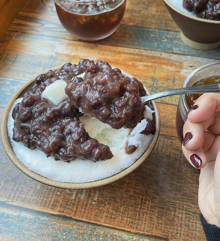  부산팥빙수맛집 동래옛날팥빙수 거제점