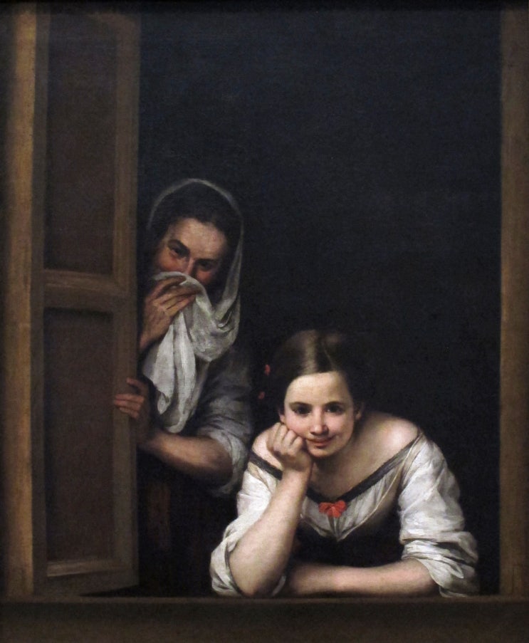 [9/23] 창가의 두 여인(Two Women at a Window)-에스테반 무리요(Bartolomé Esteban Murillo)