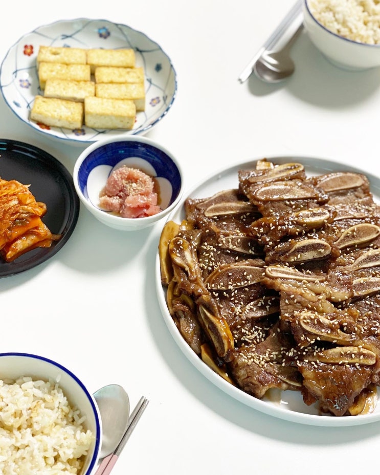  명절음식준비 추석에는 LA갈비구이 (F.백설소갈비양념), 꽃갈비 고르는방법