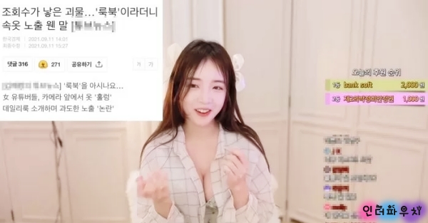  "속옷이라도 입은 게 어디냐"…'룩북' 노출 논란에 분노한 유튜버 리나
