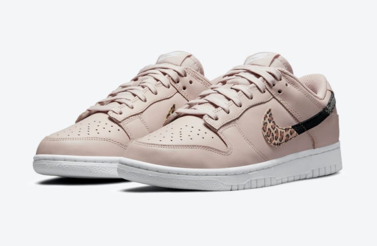  [디테일샷 공개] 나이키 덩크 로우 애니멀 프린트 핑크 Nike Dunk Low "Animal Print" Pink
