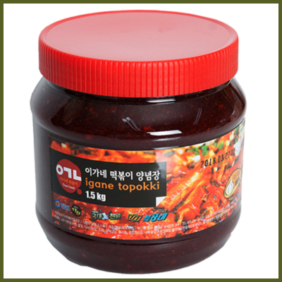  이가네 떡복이 오리지널 만능 양념장 1.5kg 최저가 도전 