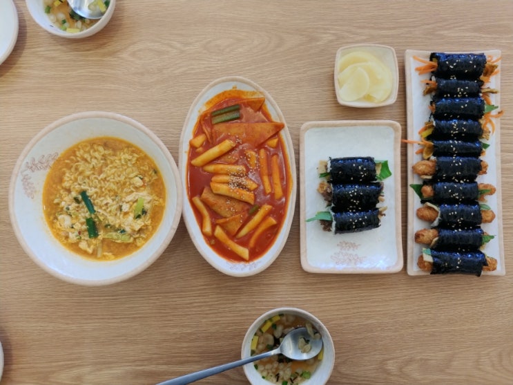  구래역 맛집 한강신도시 호수공원 도깨비꼬마김밥