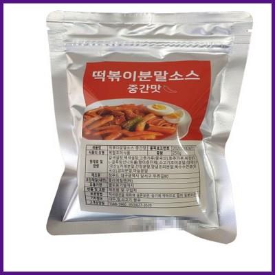  정푸드 떡볶이소스 로제떡볶이 분말 가루 신전 매운 후회없는 선택 